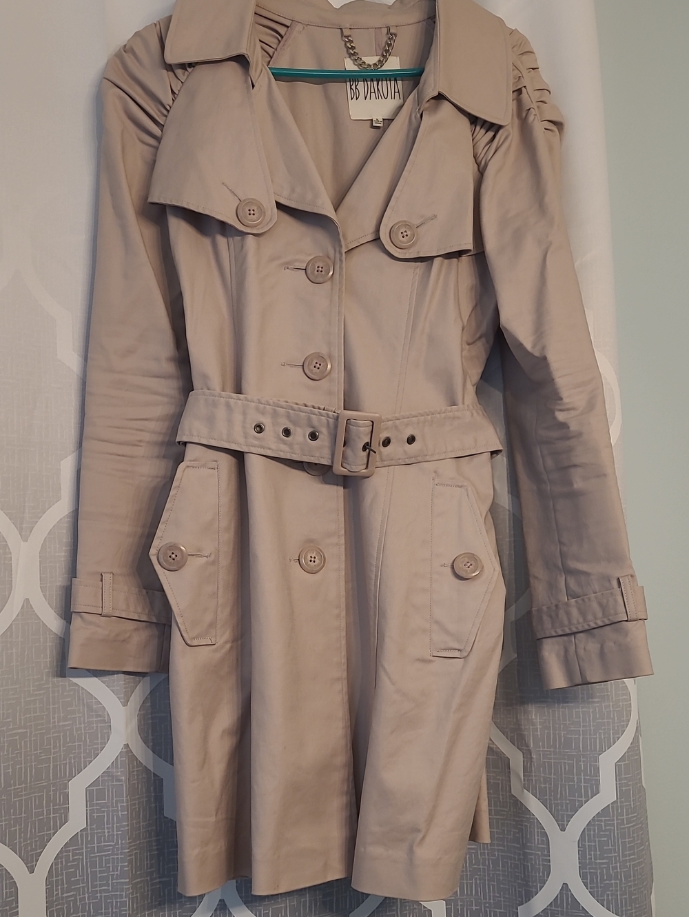 BB Dakota Belted Trench Coat